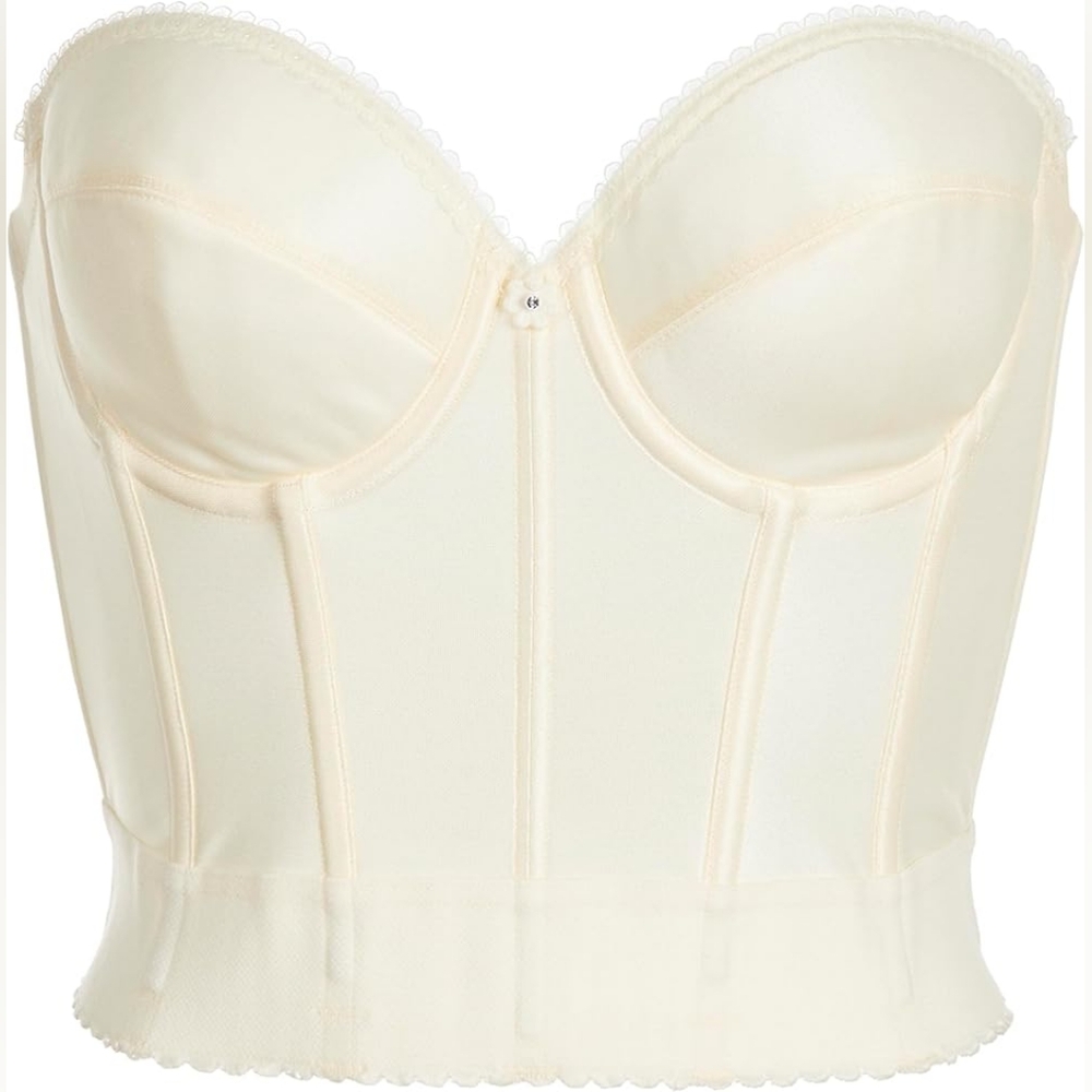 Dominique White Strapless Bra